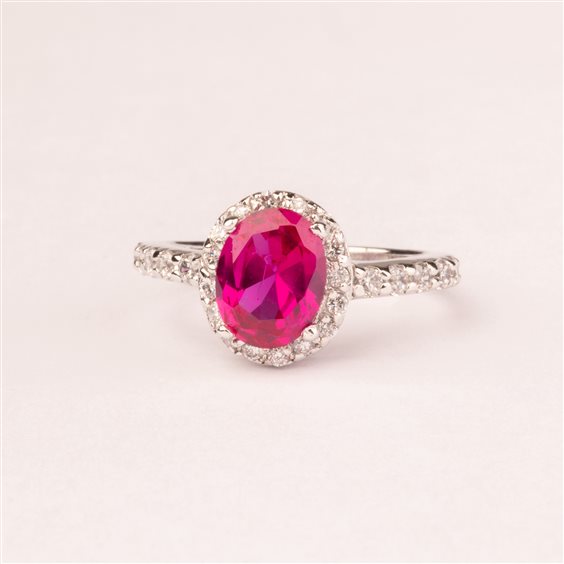 Anello Ultima Edizione Donna in Argento OAO1924-ROSSO - OAO1924-ROSSO